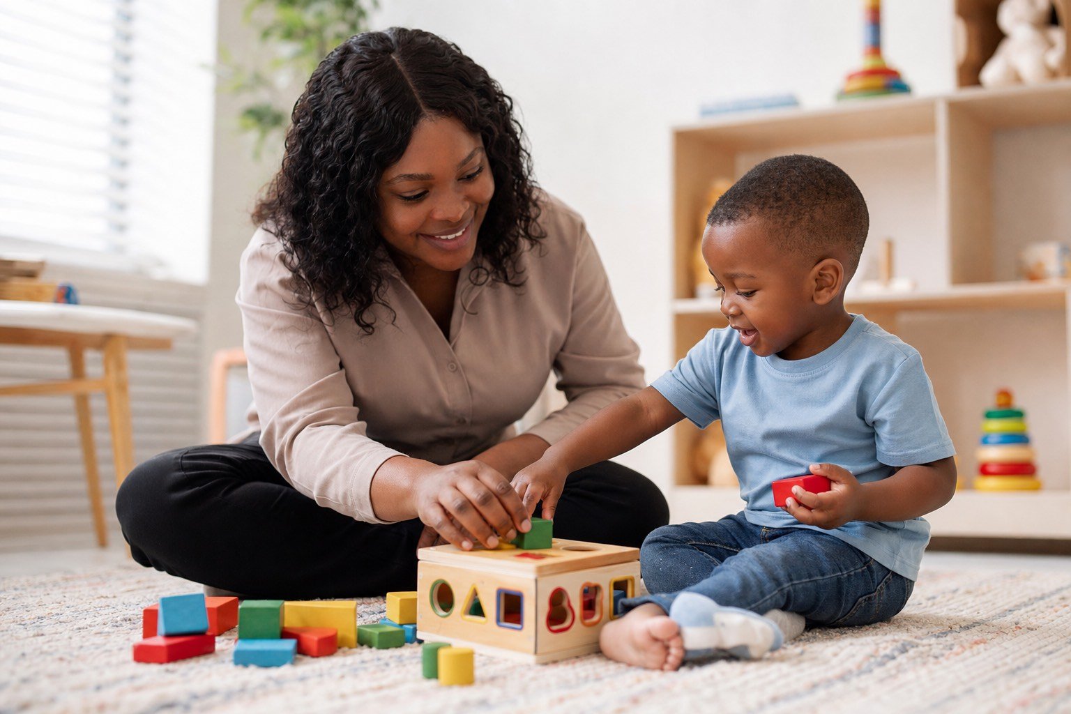 Early intervention activity supporting a child's development