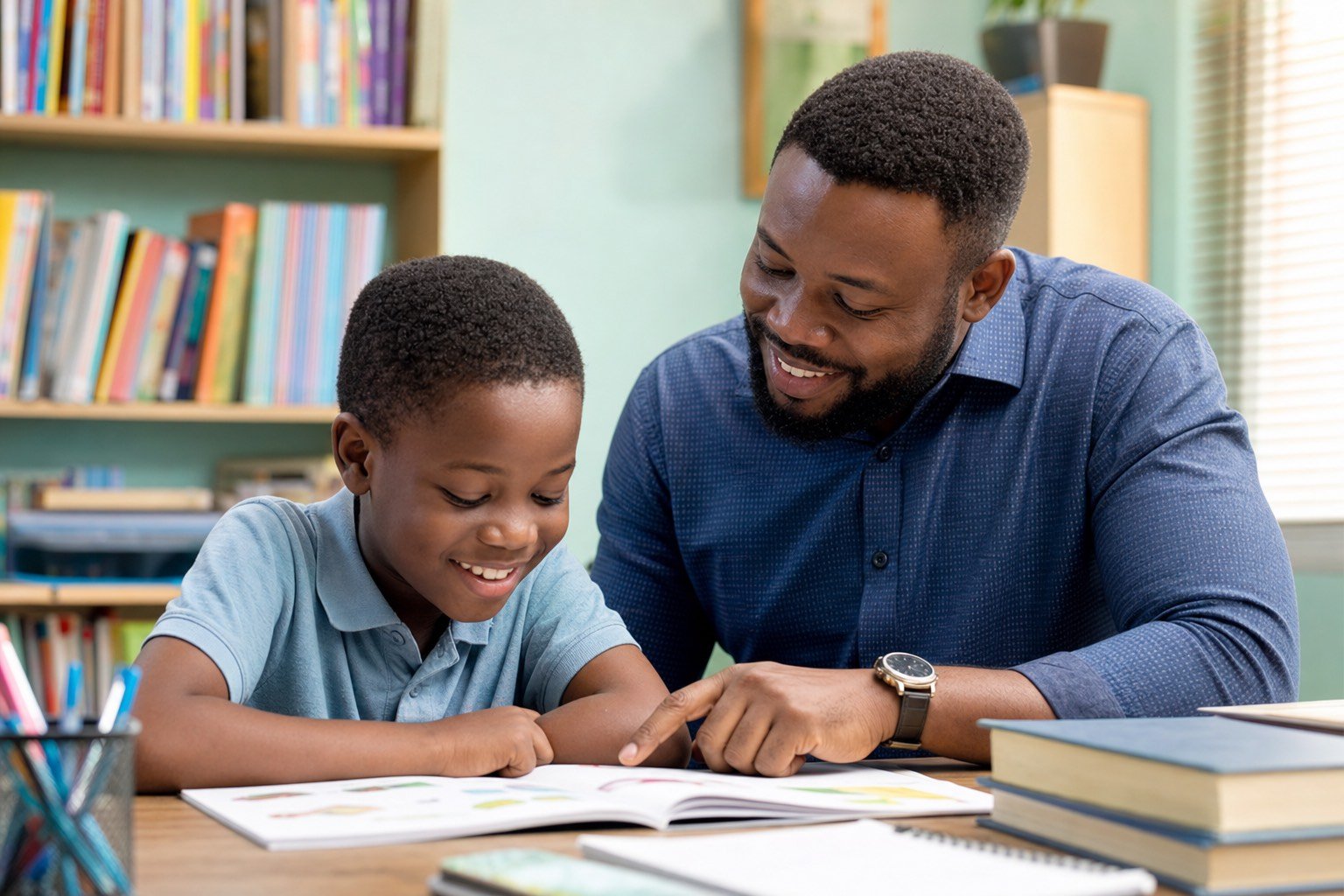 Focused one-on-one learning support session