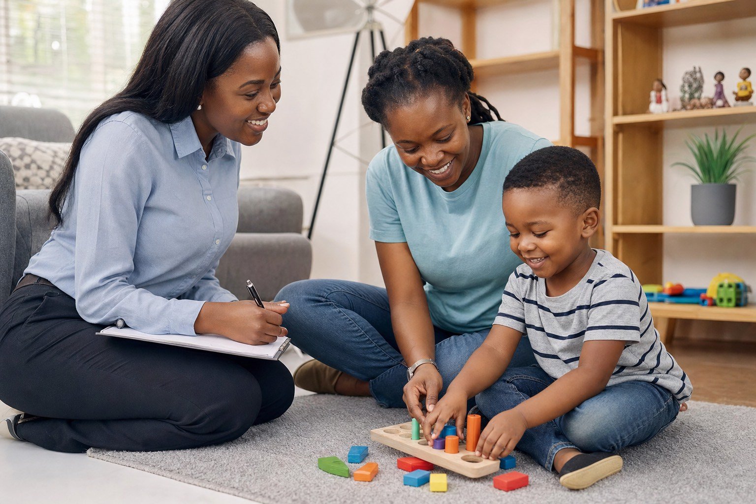 Parent and caregiver training session